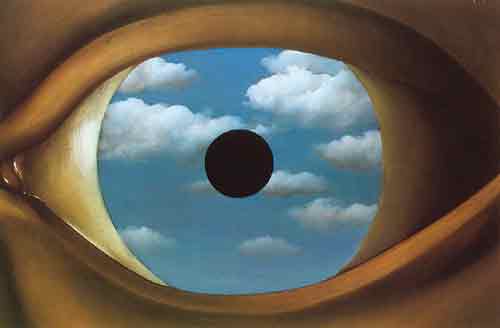 Renè Magritte, False mirror, 1928